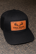 All Black Trucker Hat - Richardson 112 Style Snapback Classic Outdoor Cap