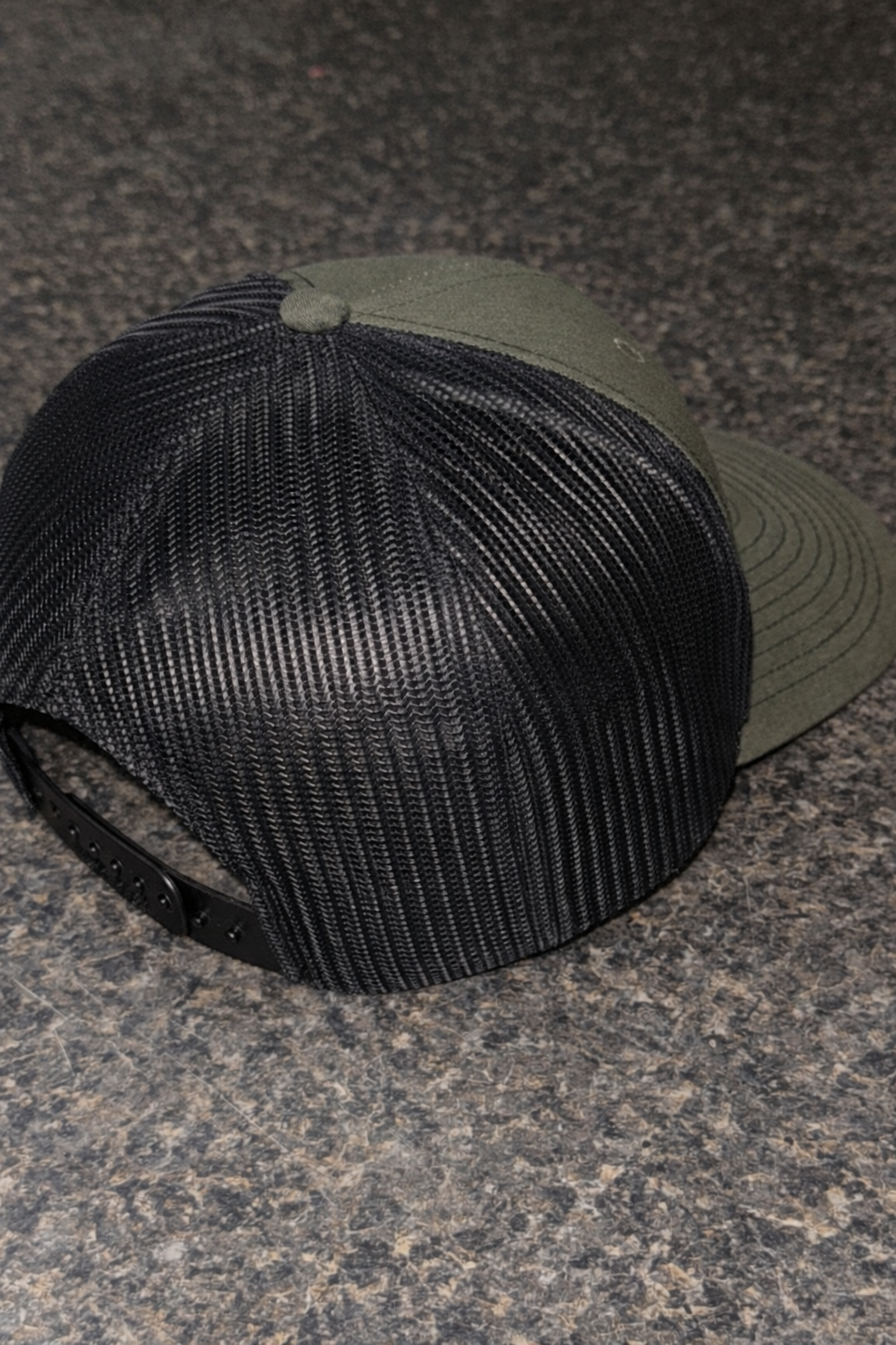 Loden Green/Black Trucker Hat - Richardson 112 Snapback Hunting & Outdoor Cap