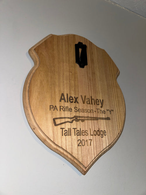 Custom European Mount Plaque